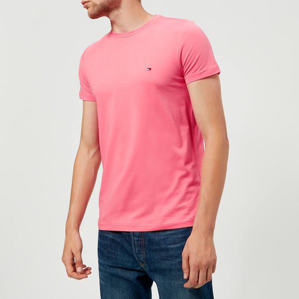 Tommy Hilfiger Men's Stretch Slim Fit T-Shirt - Pink Lemonade