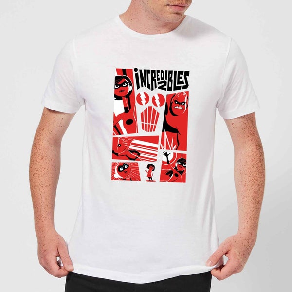 The Incredibles 2 Poster T-shirt - Wit
