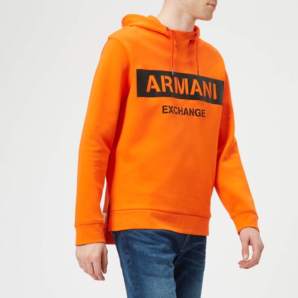 Armani Exchange Men's Overhead Hoody - Orange