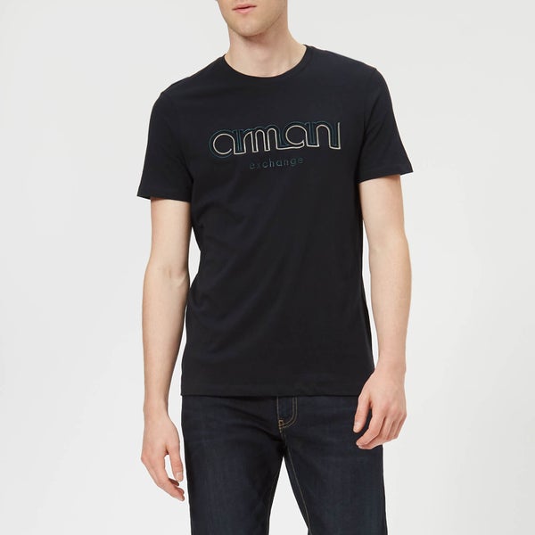 Armani Exchange Men's Stitch Logo T-Shirt - Navy
