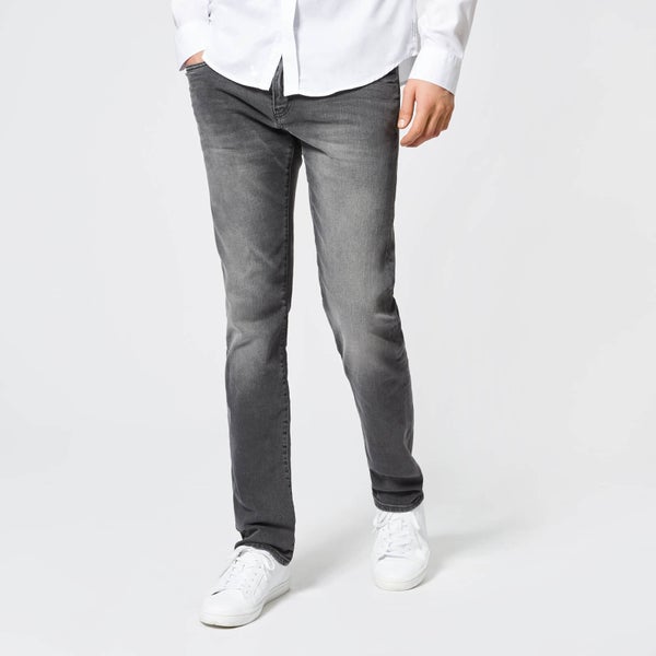 Armani Exchange Men's Slim Fit Washed Jeans - Grey