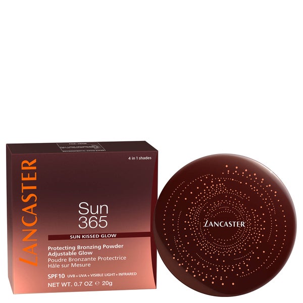 Polvos de sol faciales 365 Sun con protección FPS 10 de Lancaster - Brillo ajustable 20 g