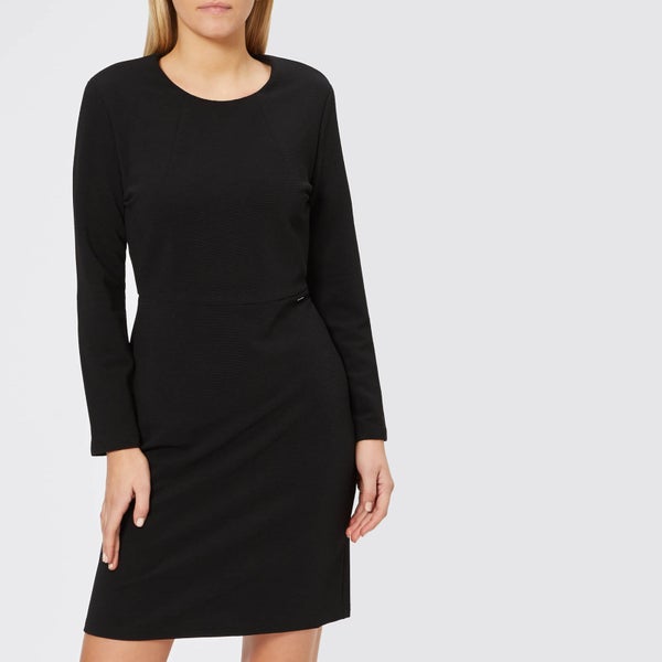 Armani Exchange Women's Jersey Long Sleeve Dress - Black