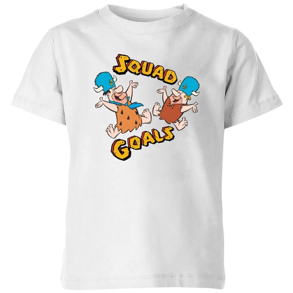 The Flintstones Squad Goals Kids' T-Shirt - White
