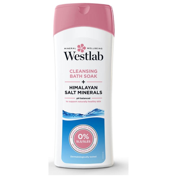 Westlab Cleansing Bath Soak with Pure Himalayan Salt Minerals (Westlab クレンジング バス ソーク ウィズ ピュア ヒマラヤン ソルト ミネラルズ) 400ml
