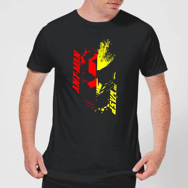 Ant-Man And The Wasp Split Face Men's T-Shirt - Black