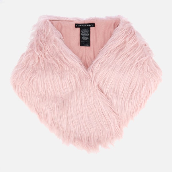Charlotte Simone Women's Flossy Scarf - Soft Pink
