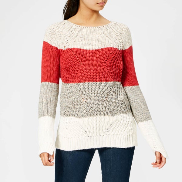 Barbour Women's Padstow Knit Jumper - Chilli Red
