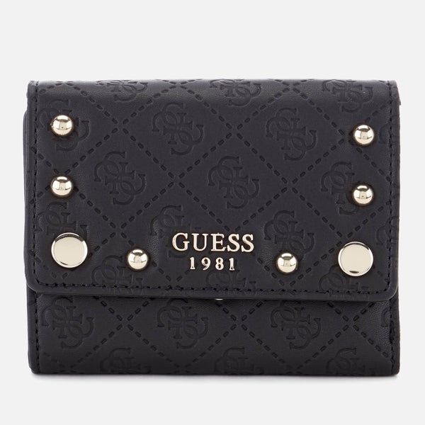 Guess Women's Coast to Coast Trifold Wallet - Black