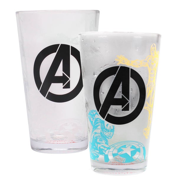 Marvel Avengers Large Glass
