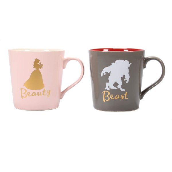 Beauty & The Beast Set of 2 Mugs