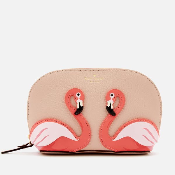 Kate Spade New York Women's Flamingo Small Abalene Cosmetic Bag - Multi
