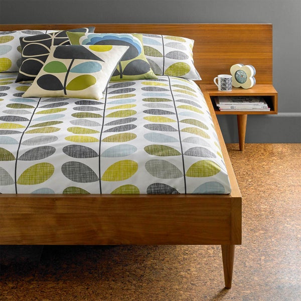 Orla Kiely Scribble Stem Duvet Cover - Duckegg