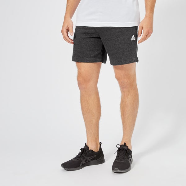 adidas Men's Side Logo Shorts - Black Melange