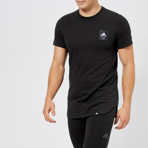 adidas Men's Scoop Interlock Short Sleeve T-Shirt - Black