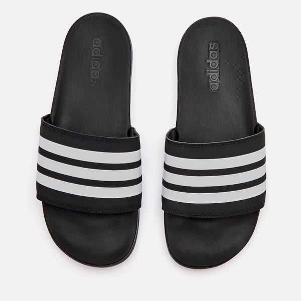 adidas Men's Adilette Comfort Slide Sandals - Core Black