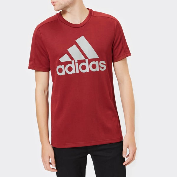 adidas Men's I.D Stadium Short Sleeve T-Shirt - Noble Maroon