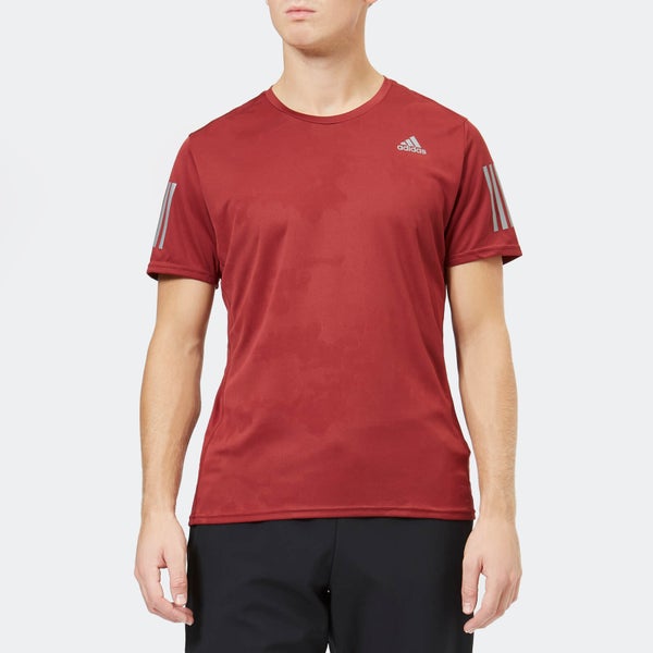 adidas Men's Response Short Sleeve T-Shirt - Noble Maroon