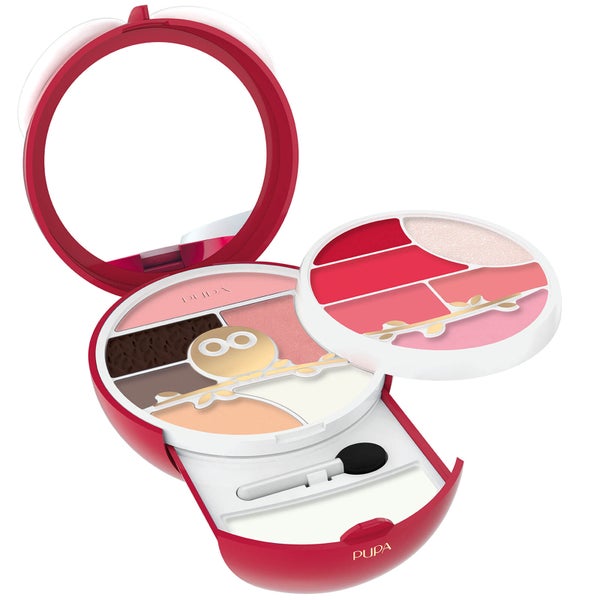 PUPA Owl Eye and Lip Palette - Red