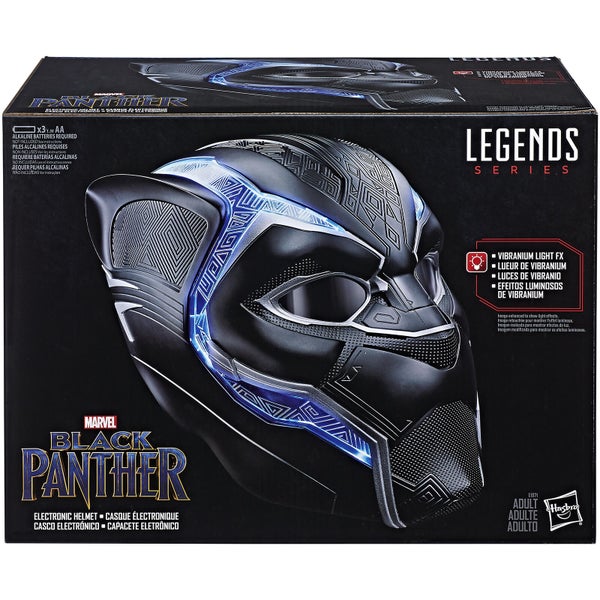 Hasbro Marvel Legends Series Black Panther 1:1 Scale Wearable Electronic Helmet