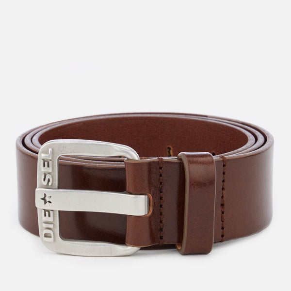 Diesel Men's B-Star Leather Belt - Tan