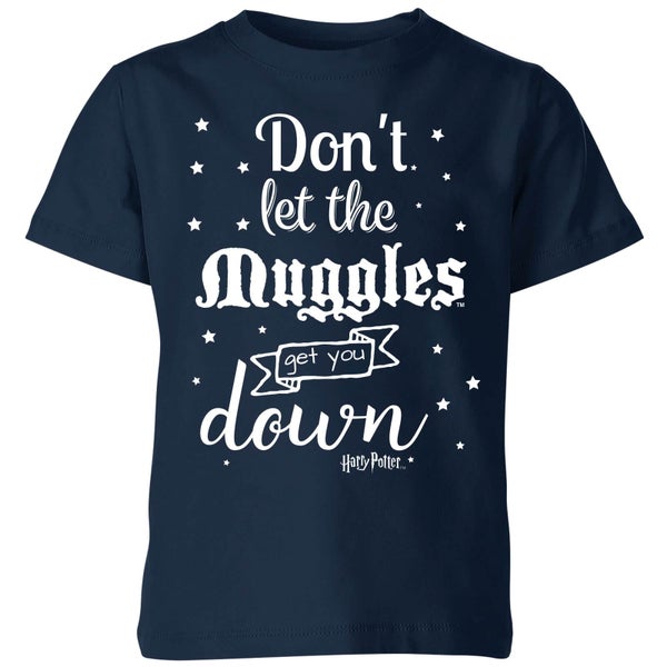 T-Shirt Enfant Ne te Laisse pas Faire par les Modus - Harry Potter - Bleu Marine