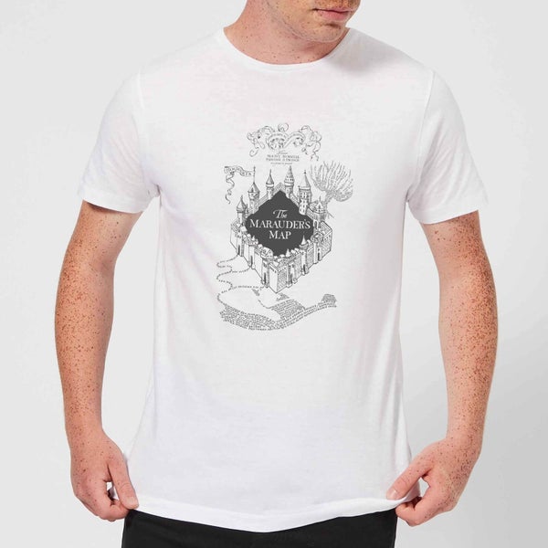 Harry Potter The Marauder's Map Men's T-Shirt - White