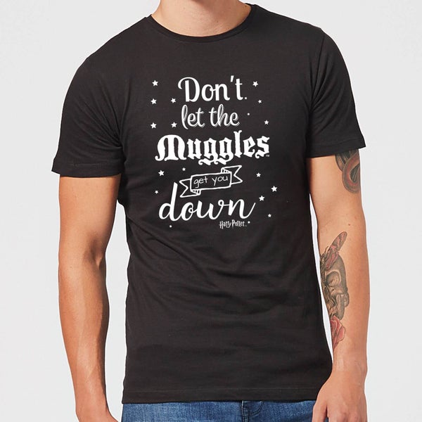 Harry Potter Don't Let The Muggles Get You Down Men's T-Shirt - Black