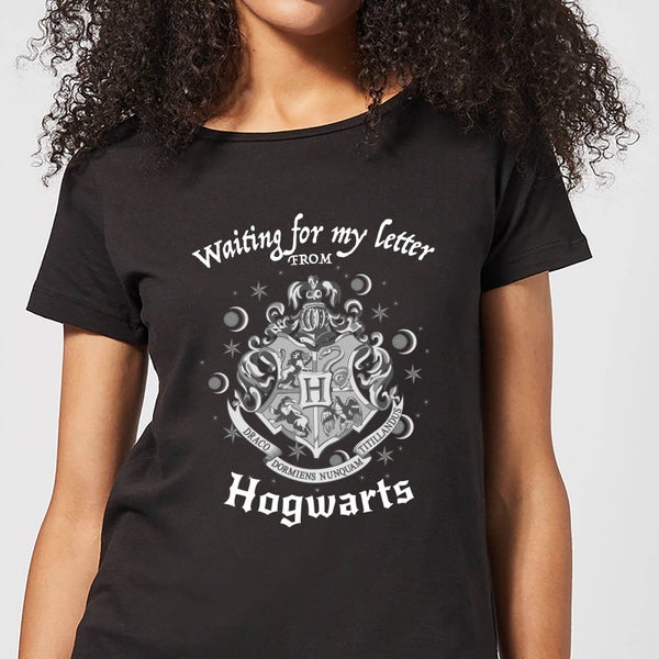 Harry Potter Waiting For My Letter From Hogwarts Women's T-Shirt - Black