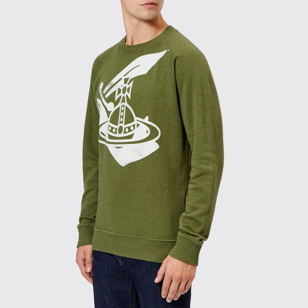Vivienne Westwood Anglomania Men's Classic Logo Sweatshirt - Green
