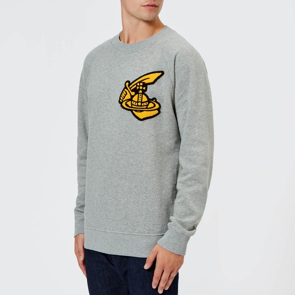 Vivienne Westwood Anglomania Men's Classic Small Logo Sweatshirt - Grey