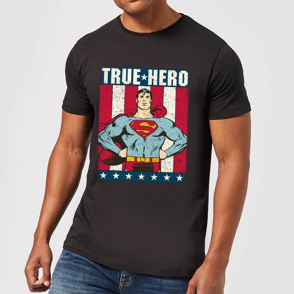 DC Originals Superman True Hero Men's T-Shirt - Black