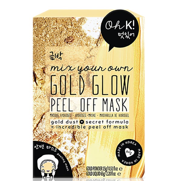 Máscara com Folha de Ouro Mix Your Own da Oh K! 65 g