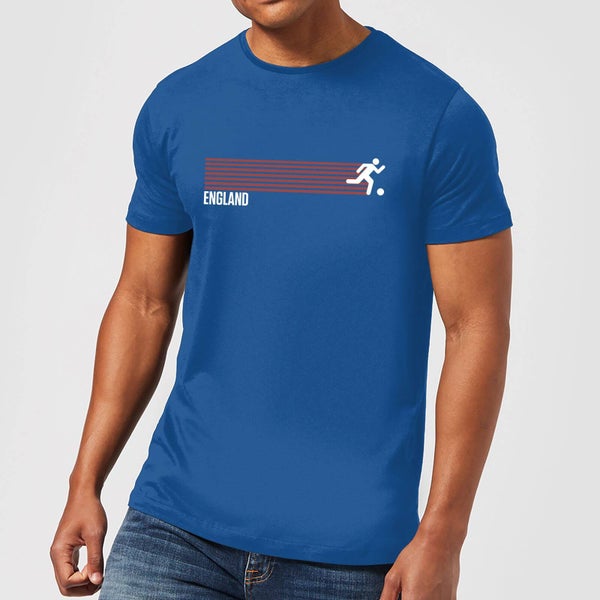T-Shirt Homme Équipe Anglaise Football - Bleu Roi