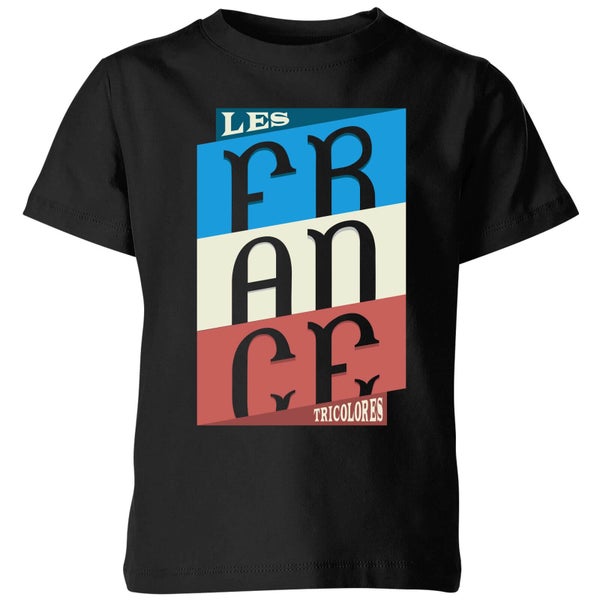 T-Shirt Enfant Les Tricolores - Noir