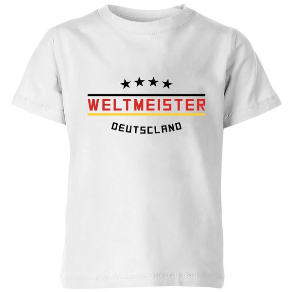T-Shirt Enfant Weltmeister - Blanc