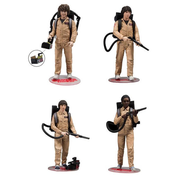 Pack de 4 Figurines Deluxe Stranger Things Ghostbusters