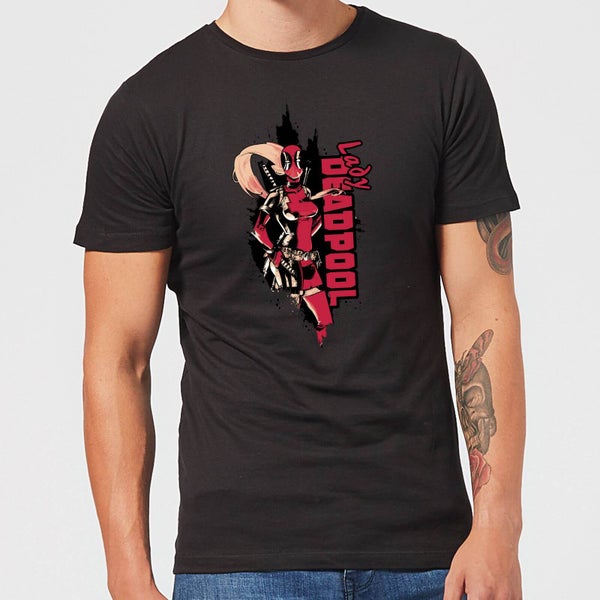 Marvel Deadpool Lady Deadpool T-shirt Homme - Noir