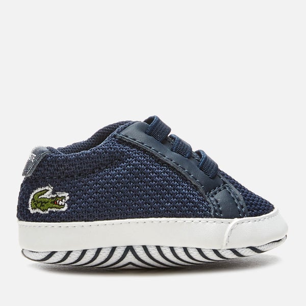 Lacoste Babies' L.12.12 Crib 318 1 Trainers - Navy/White