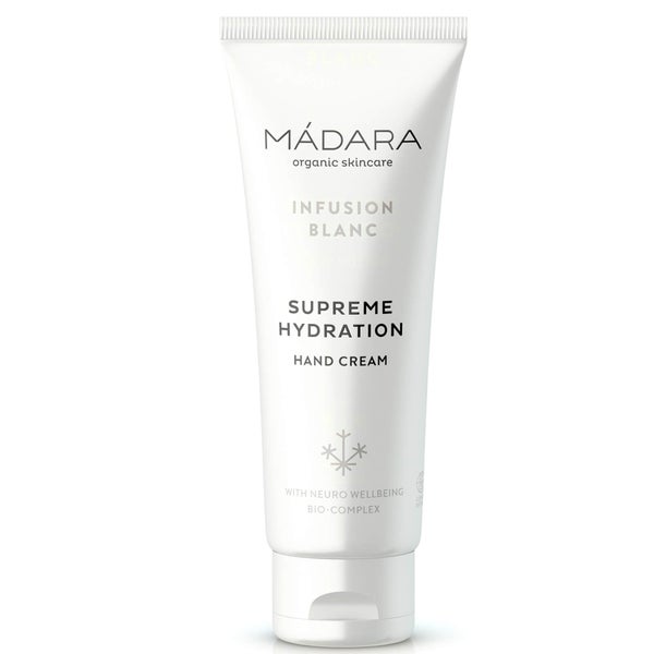 MÁDARA Infusion Blanc Supreme Hydration Hand Cream 75ml
