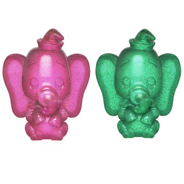 Disney Dumbo Pink and Green Hikari XS Vinyl Figure 2 Pack