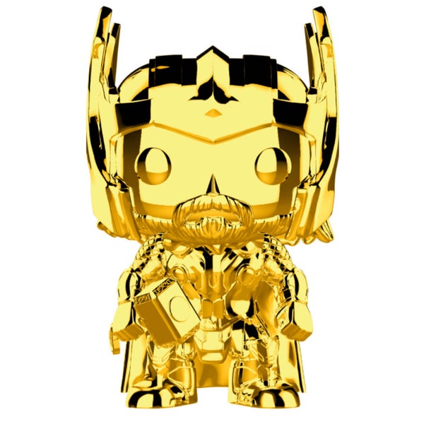 Marvel MS 10 Thor Gold Chrome Pop! Vinyl Bobblehead Figure