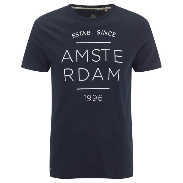 Threadbare Men's Amsterdam T-Shirt - Navy Marl