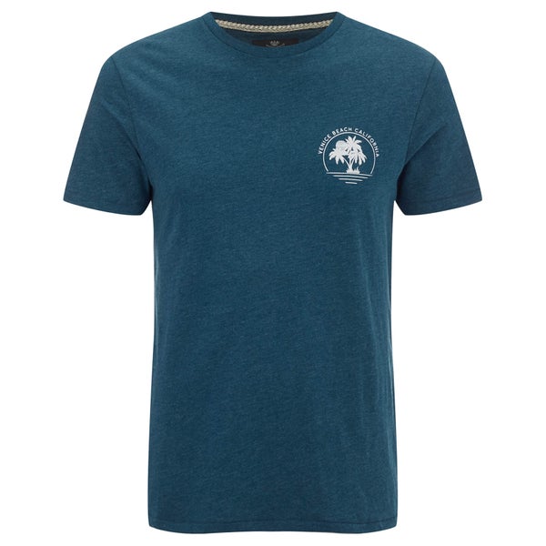 Threadbare Men's Venice Beach T-Shirt - Ocean Blue Marl