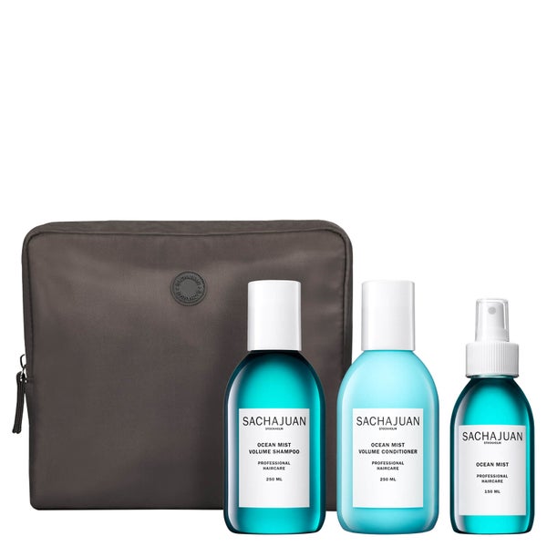 Sachajuan Beauty Bag Ocean Mist Collection Large zestaw dużych produktów do pielęgnacji włosów 650 ml