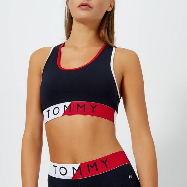 Tommy Hilfiger Women's Athleisure Elani Bra Top - Navy