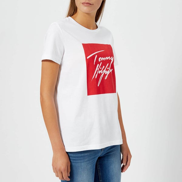 Tommy Hilfiger Women's Effy Crew Neck T-Shirt - Navy