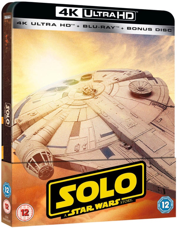 Solo: A Star Wars Story 4K Ultra HD (avec Version 2D) - Steelbook Exclusif Limité pour Zavvi (Édition UK)