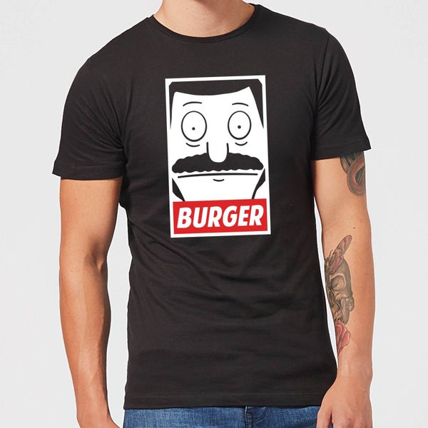 Bob's Burgers Propaganda Bob Burger Men's T-Shirt - Black