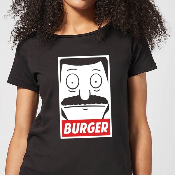 Bob's Burgers Propaganda Bob Burger Women's T-Shirt - Black